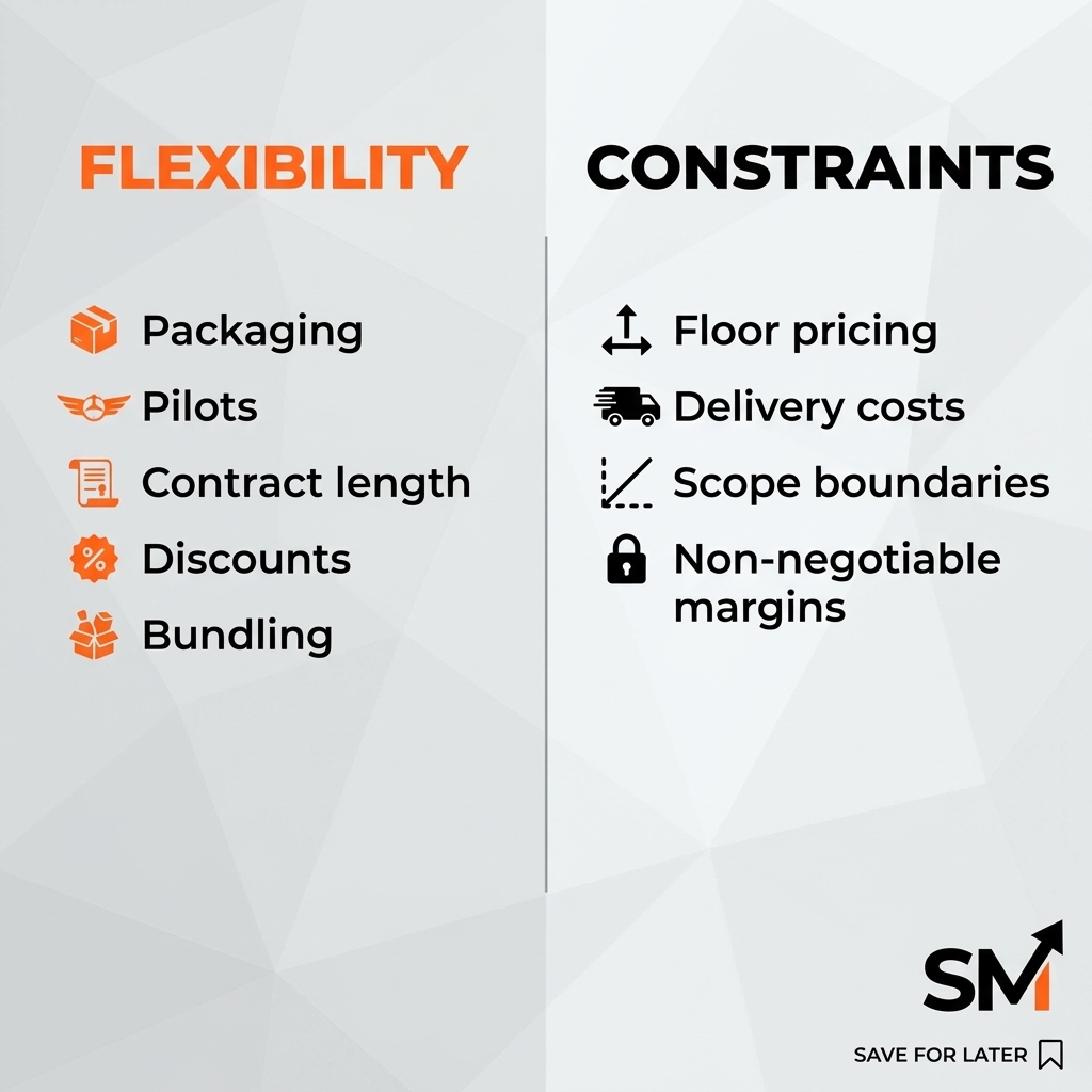 Slide 4 — Flexibility vs Constraints